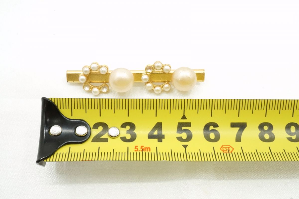  シャネル 01 A ピンブローチ COCO ココマーク パール 金 ゴールド CHANEL 4721 j ブローチ コサージュ アクセサリー