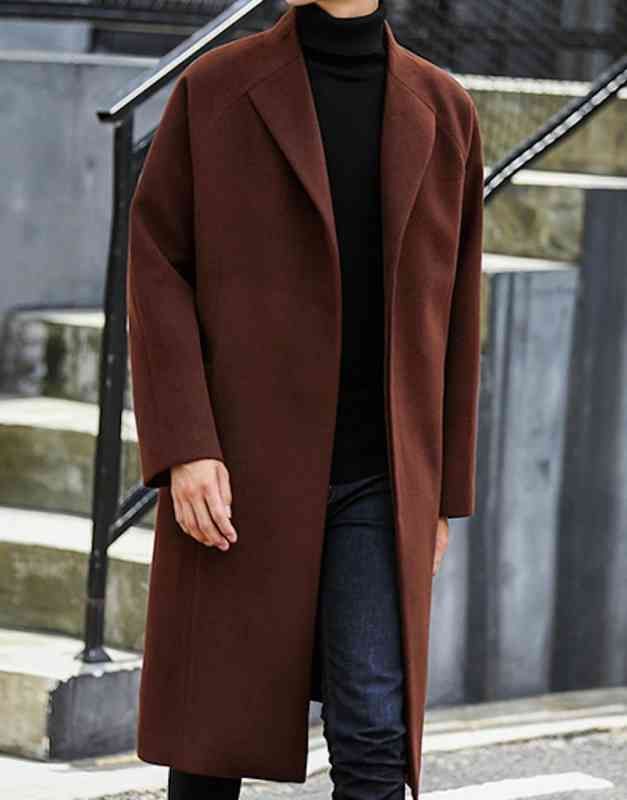 チェスターコート メンズ 青 ロング ハーフコート ブランド 春 アウター ショート ピーコート 軽い 秋 冬 グレンチェック ロングコート コ