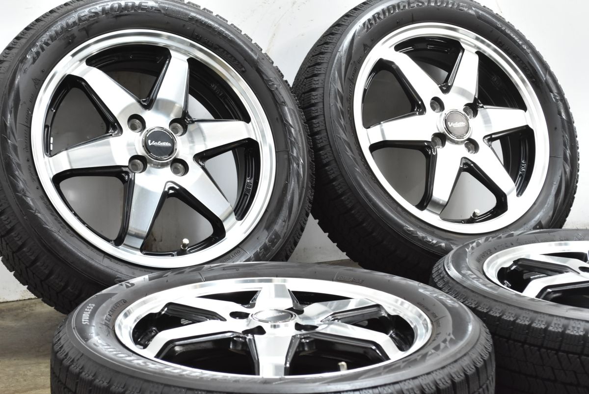 程度良好 Valette 15 in 4 5 J 45 PCD 100 ブリザックVRX 2 165 60 R デリカD デリカミニ Kei ソリオ ハスラー キャストアクティバ