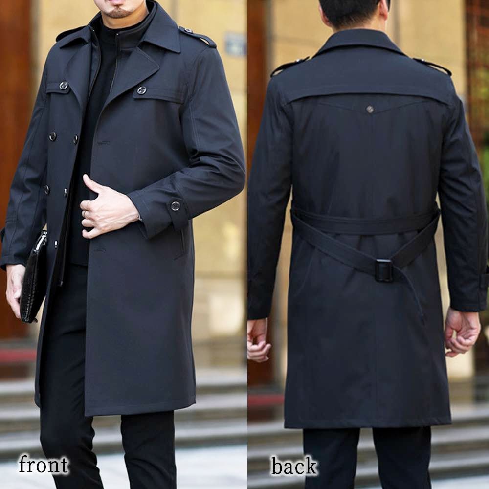 トレンチコート メンズ カジュアルトレンチコート ステン コート 大きいサイズ ロングコート ビジ コート ジャケット ファッション