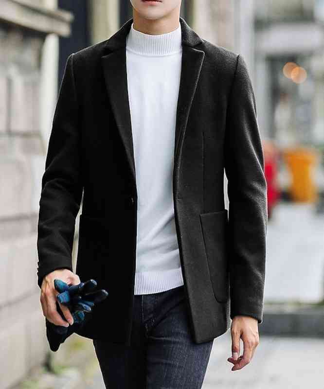 チェスターコート メンズ 40代 ロング 大きいサイズ ウール 秋 ハーフコート ブランド ジャケット 黒 グリーン ピーコート 冬 暖かい トレ