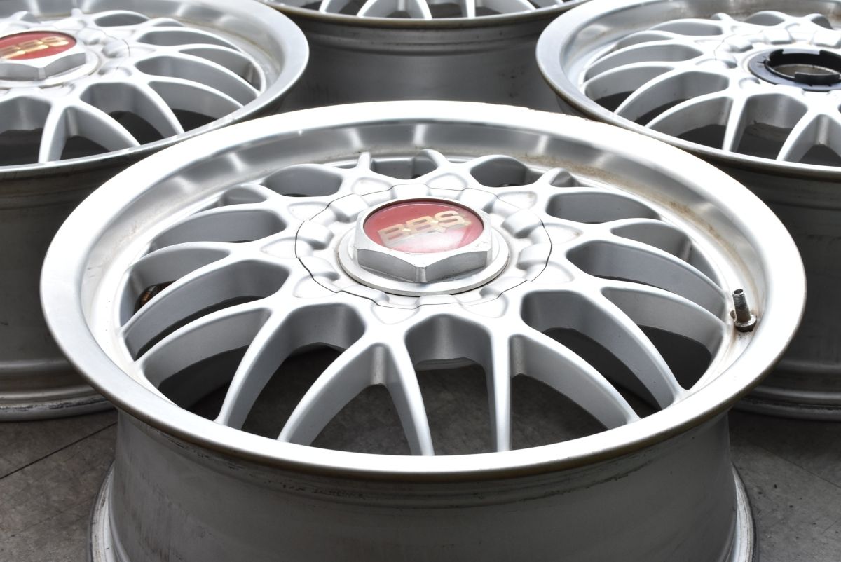 良好品 BBS RG 165 16 in 7 J 53 PCD 100 ハブ径56ｍｍ 4本 スバル GD GC GK GJ GT GP インプレッサ BM BL レガシィ BRZ 86 メッシュ