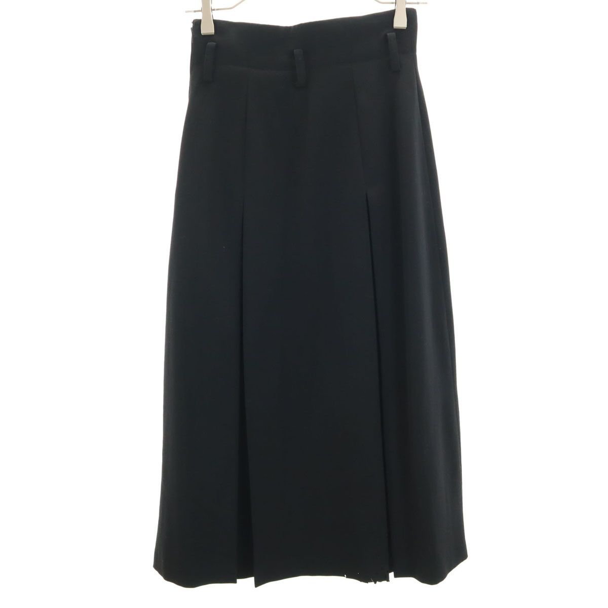 tricot COMME des GARCONS トリコットコムデギャルソン ウール ロング丈 スカート S ブラック レディース 古着