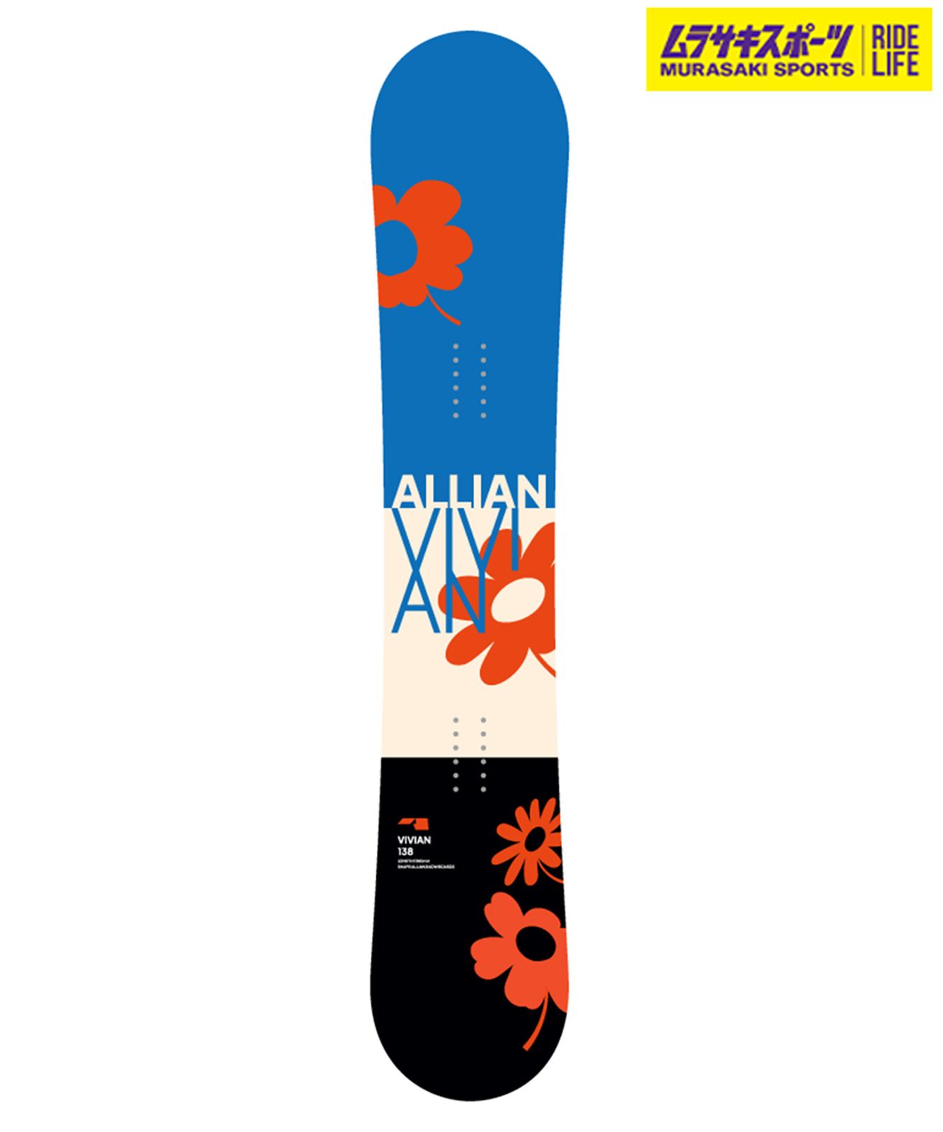 2526】新品 ALLIAN アライアン スノーボード 板 レディース VIVIAN