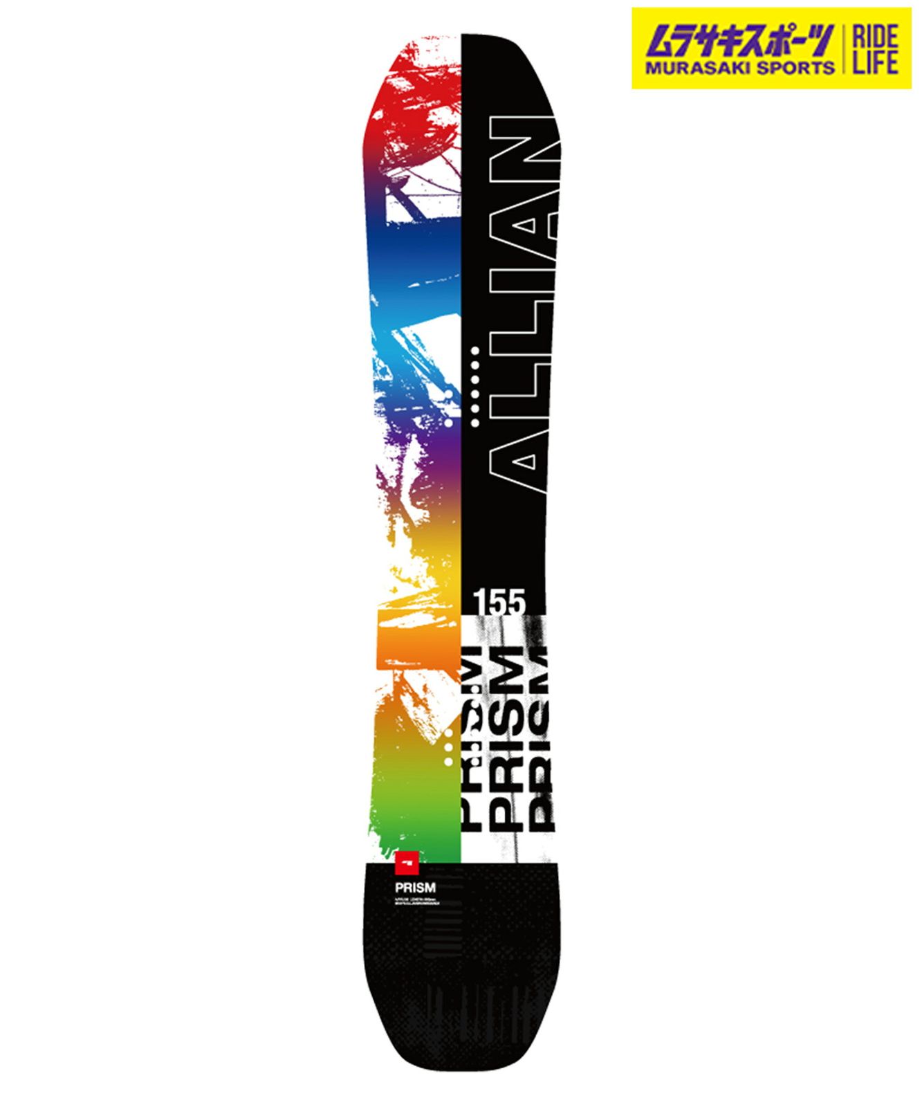 2526】新品 ALLIAN アライアン スノーボード 板 メンズ PRISM ムラサキ