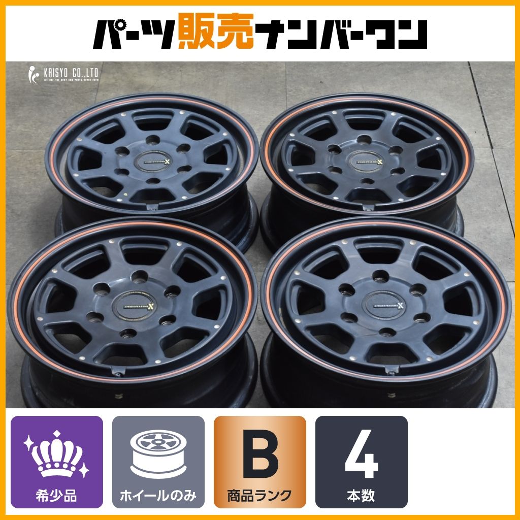 程度良好 KYOHO プロポーター PRO POTOR X 16 in 6 J 33 PCD 139 7 4本 200系 ハイエース レジアスエース ワイド 標準 スーパーGL アルミ