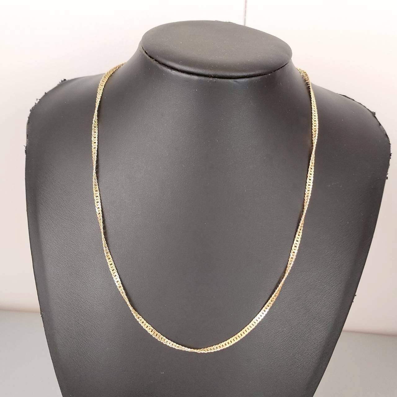 18金 K18 男女兼用 造幣局 スクリューネックレス 9.99g 49.5㎝ D867