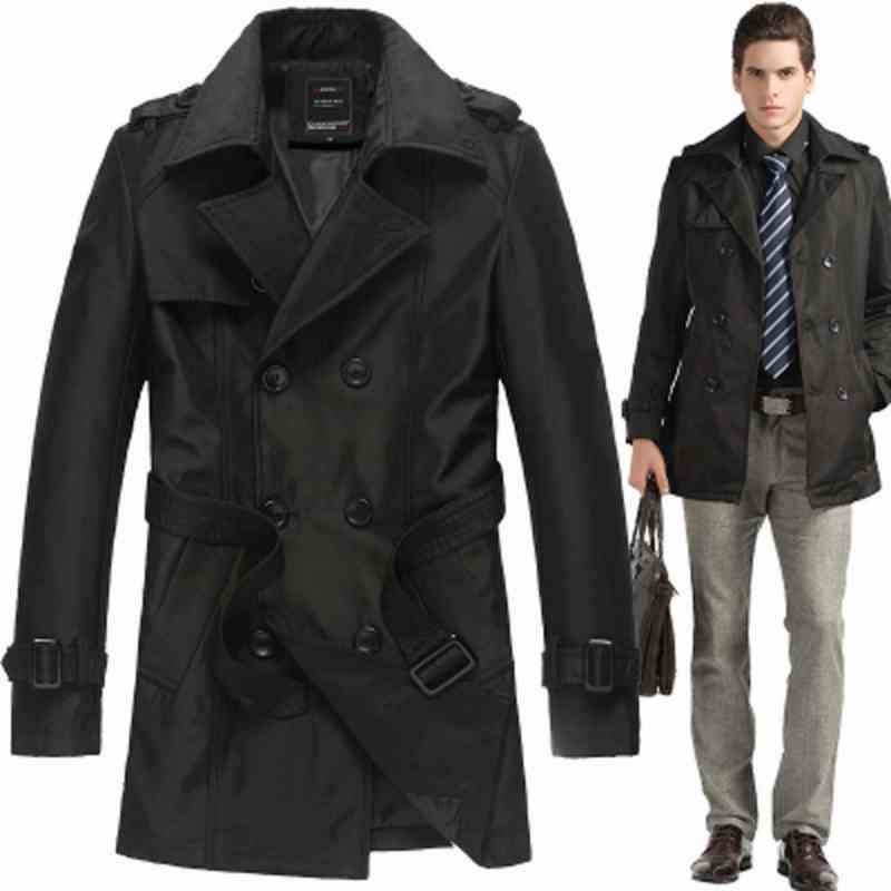 【＼クーポン利用で20%OFF!／】 トレンチコート メンズ ブランド ファー 英国 ロングコート ビジネス 春 20代 ステンカラーコート 冬 50代