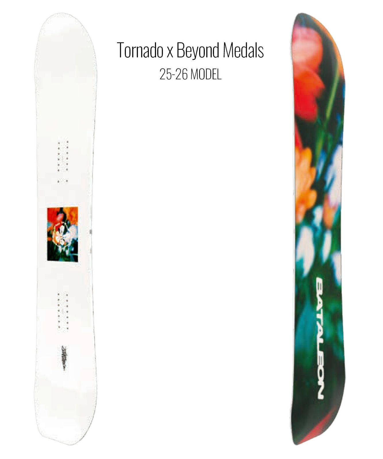 2526】新品 BATALEON バタレオン スノーボード 板 メンズ Tornado x