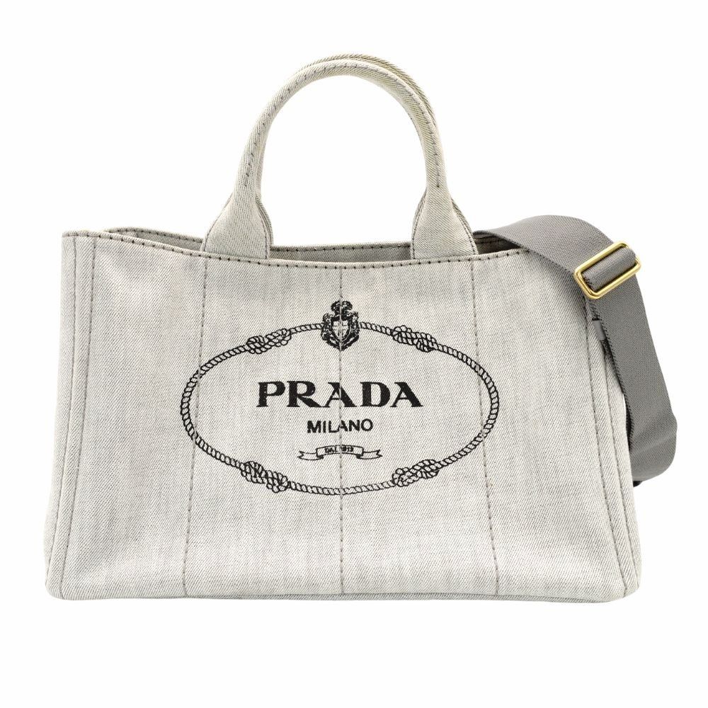 プラダ PRADA カナパ トート キャンバス Mサイズ ミディアム
