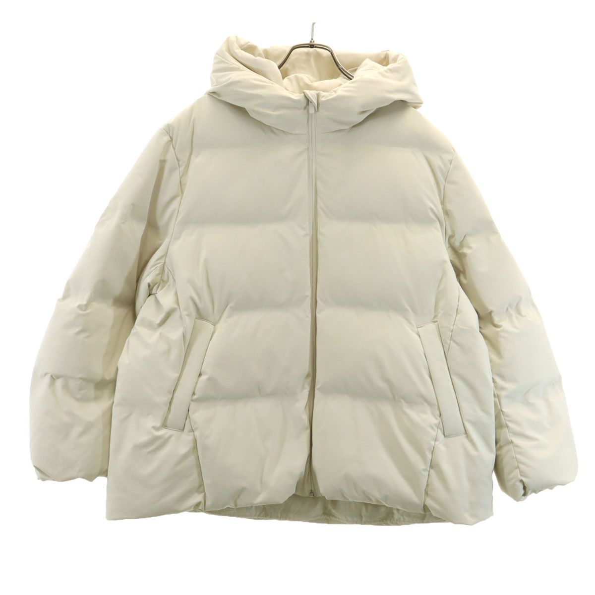 レディース UNIQLO ユニクロ シームレス ダウンパーカー 3XL ベージュ