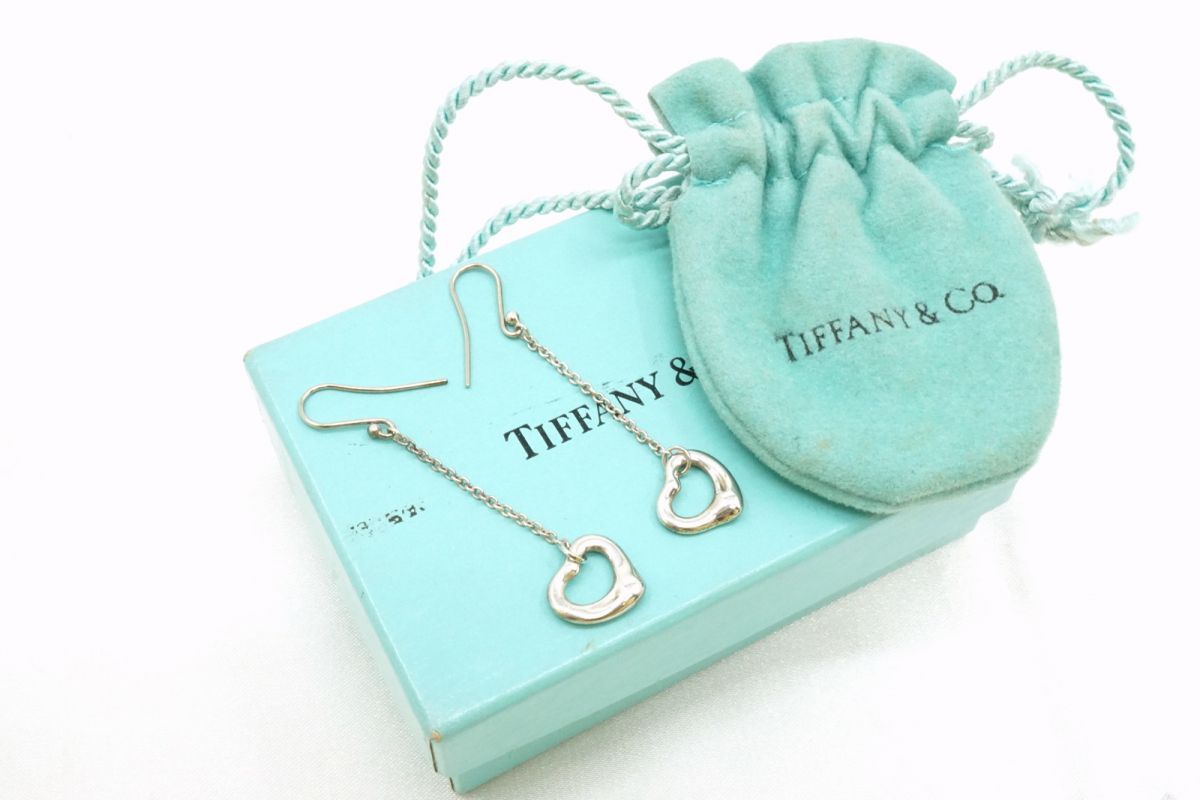 ティファニー オープンハート ピアス エリサペレッティ スイング