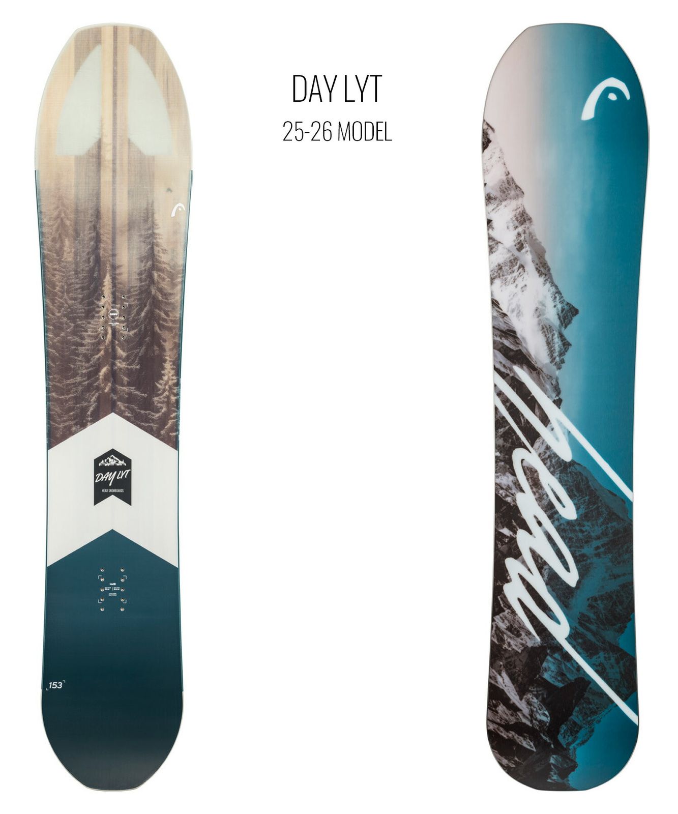 2526】新品 HEAD ヘッド スノーボード 板 ユニセックス DAY LYT