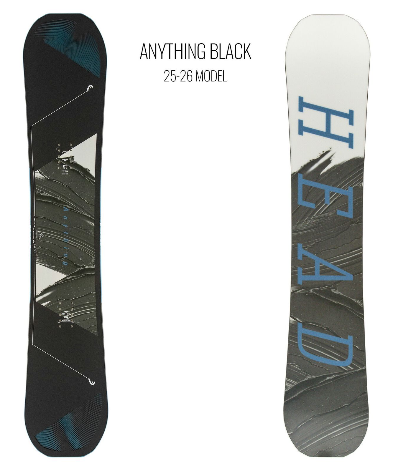 2526】新品 HEAD ヘッド スノーボード 板 メンズ ANYTHING BLACK