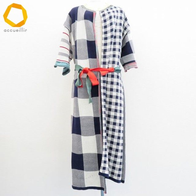 トーガプルラ TOGA PULLA ニット カーディガン ロング 36 マルチ レディース 940942