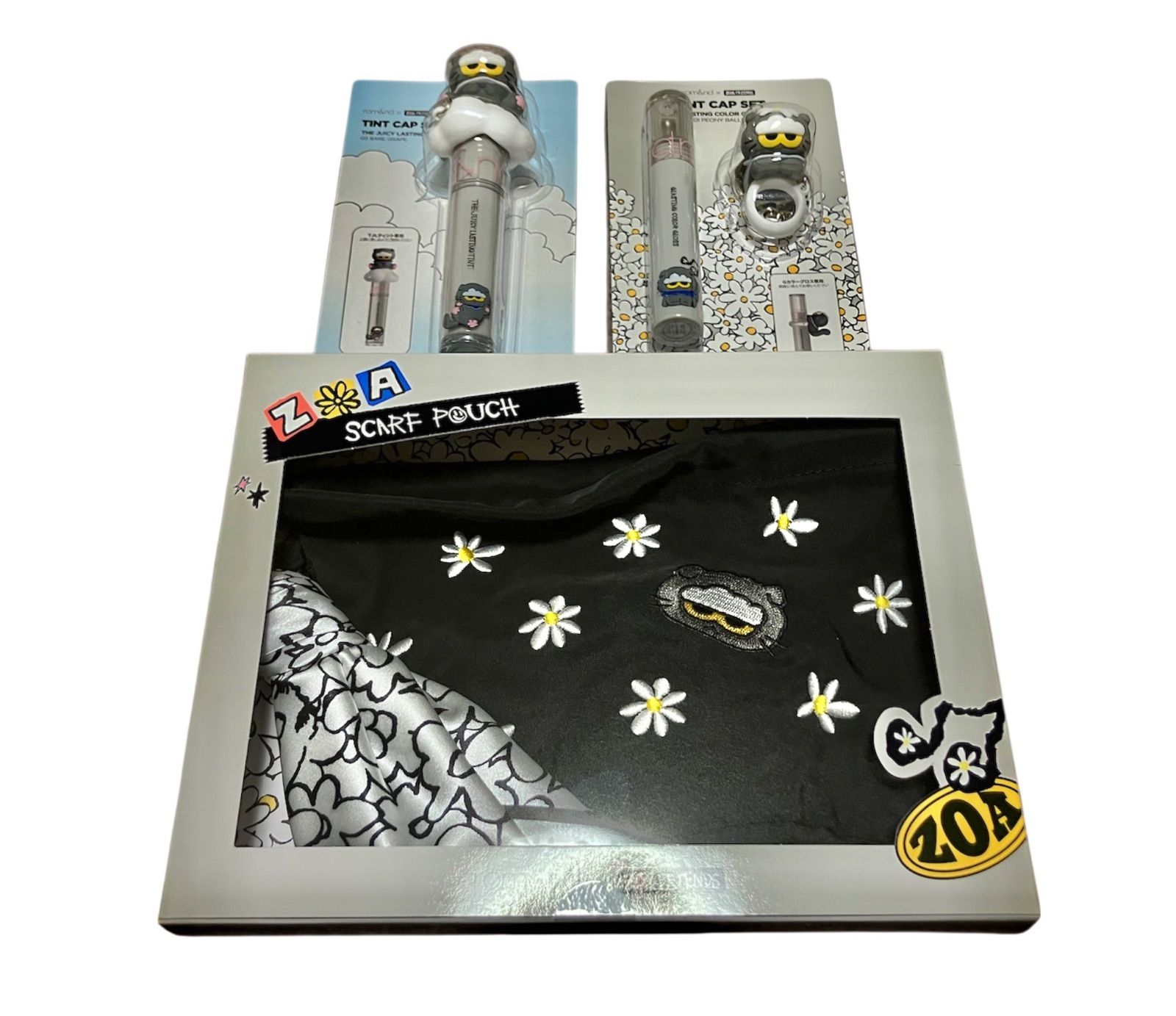 rom nd ロムアンド x ZO FRIENDS ZOAティントキャップセット グラスティング グロス ZOAティントリングセット ポーチ