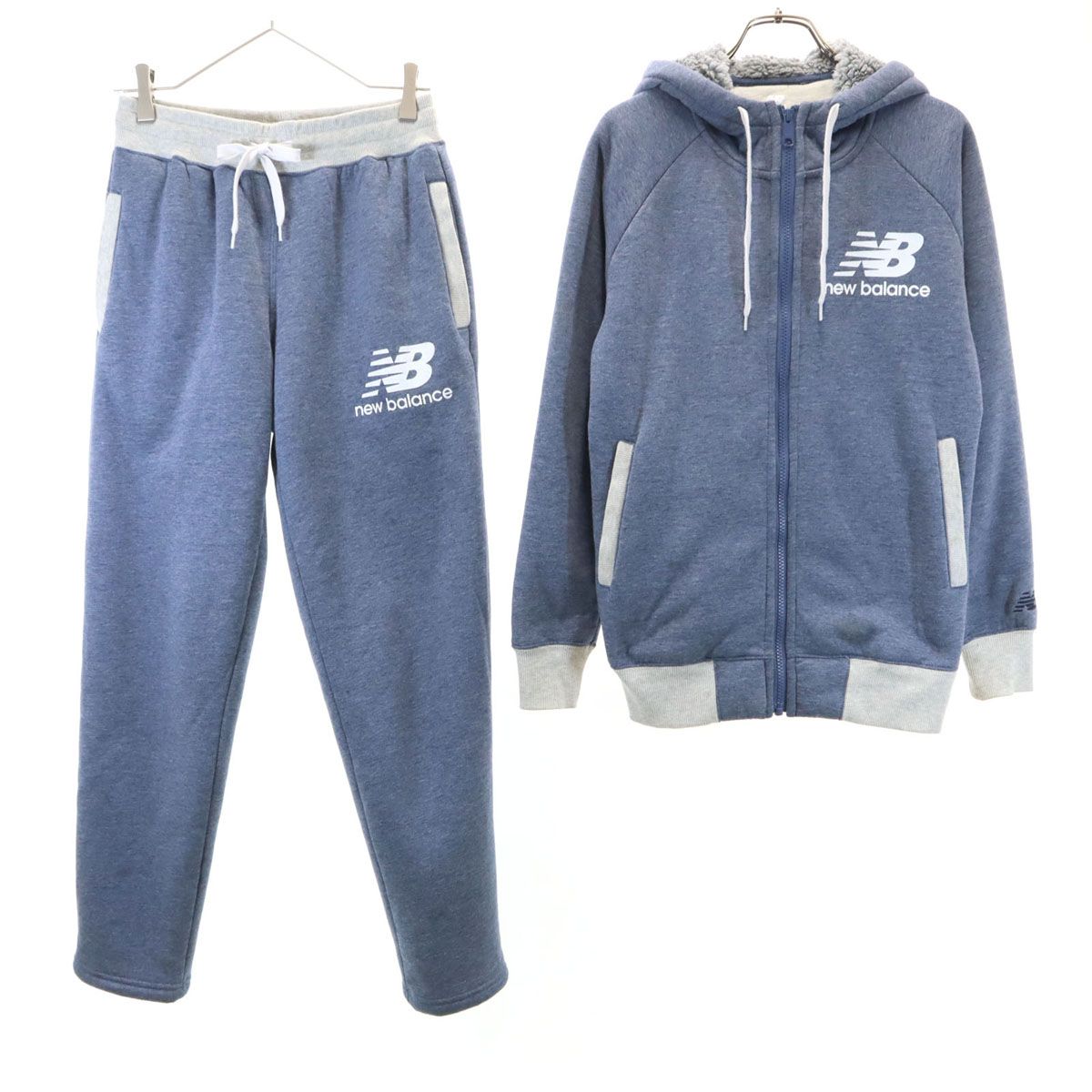 NEW BALANCE ニューバランス 長袖 スウェット ジップパーカー 上下