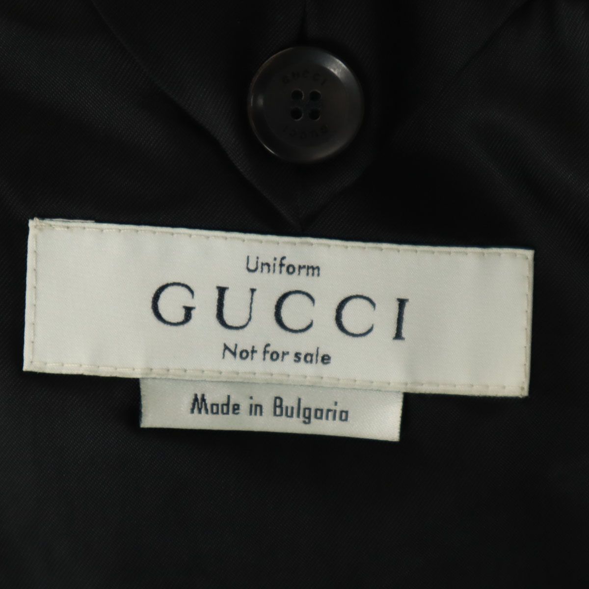 未使用 GUCCI グッチ ブルガリア製 ウール100％ スーツ 上下