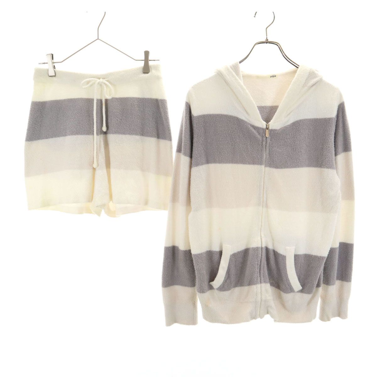 gelato pique ジェラートピケ スムーズィー3ボーダー パーカー ルーム