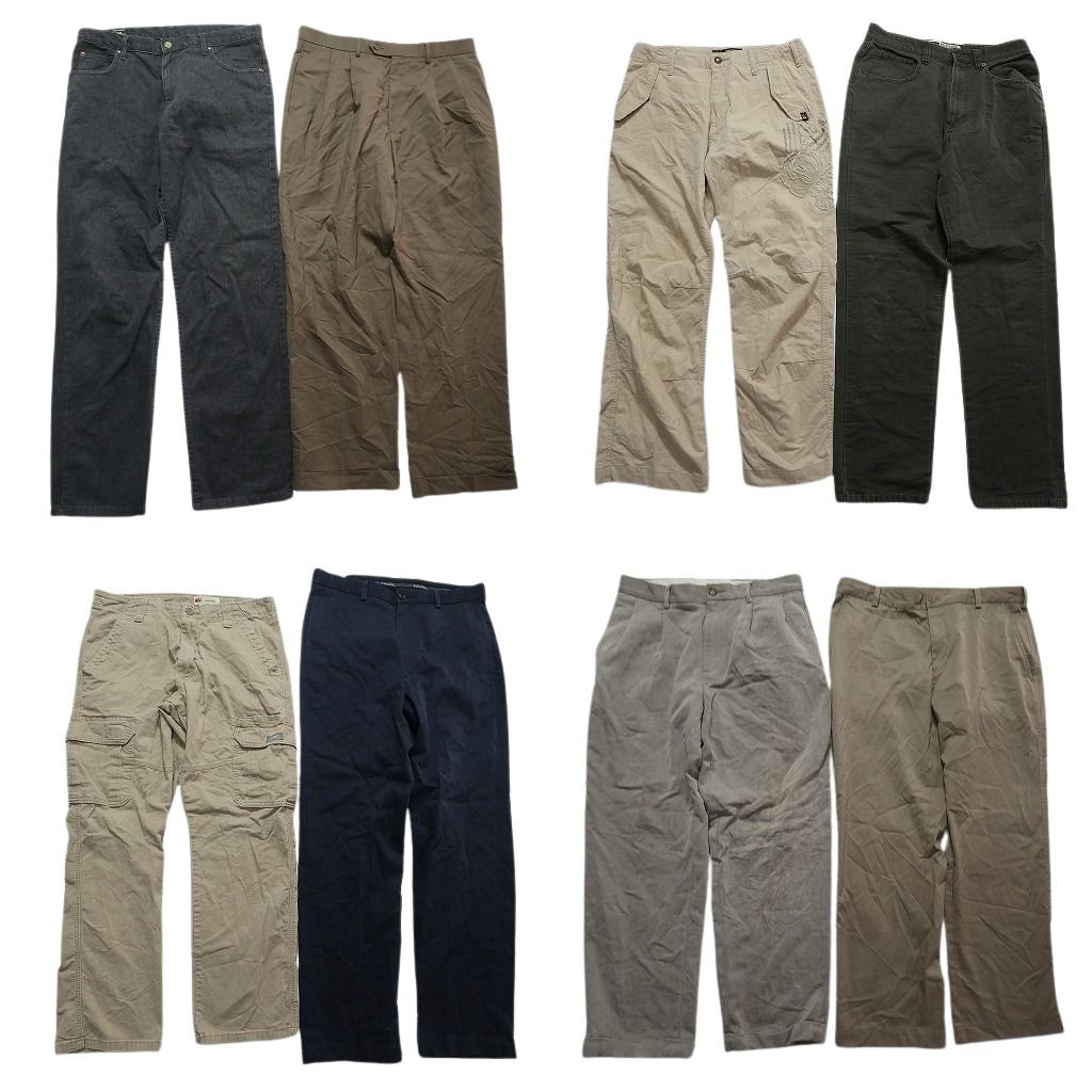 古着卸 ブランドMIX パンツ セット メンズ 32 33 34 リーバイス ラルフローレン ラングラー 古着 NC 9399
