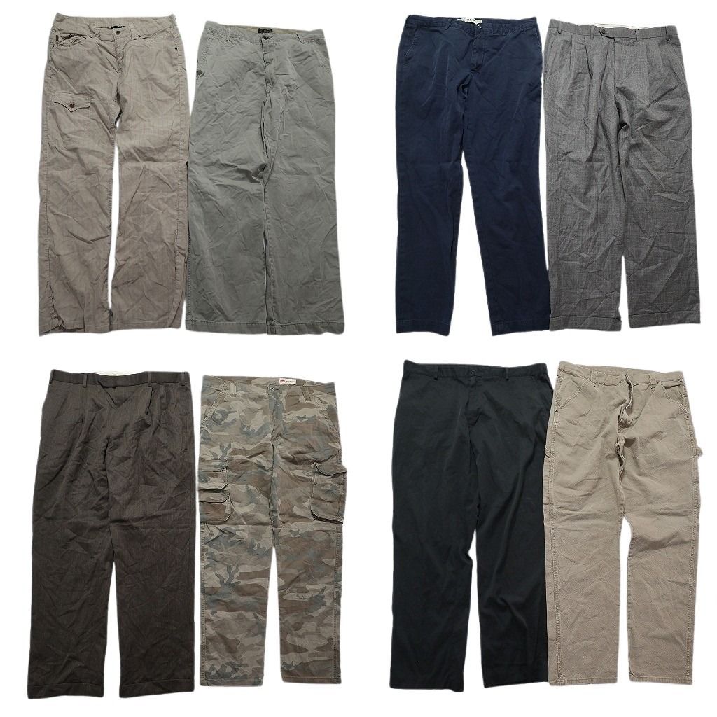 古着卸 まとめ売り ブランドMIX パンツ セット メンズ 36 |38 ラコステ ラングラー ブルックス 古着 NC 9397