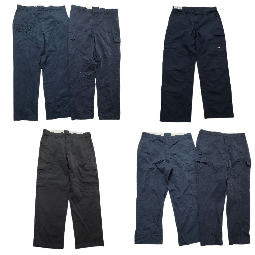 古着卸 まとめ売り RED CAP ワークパンツ セット メンズ 36 |40 |42 カーゴ ネイビー ブラック 古着 NC 9392