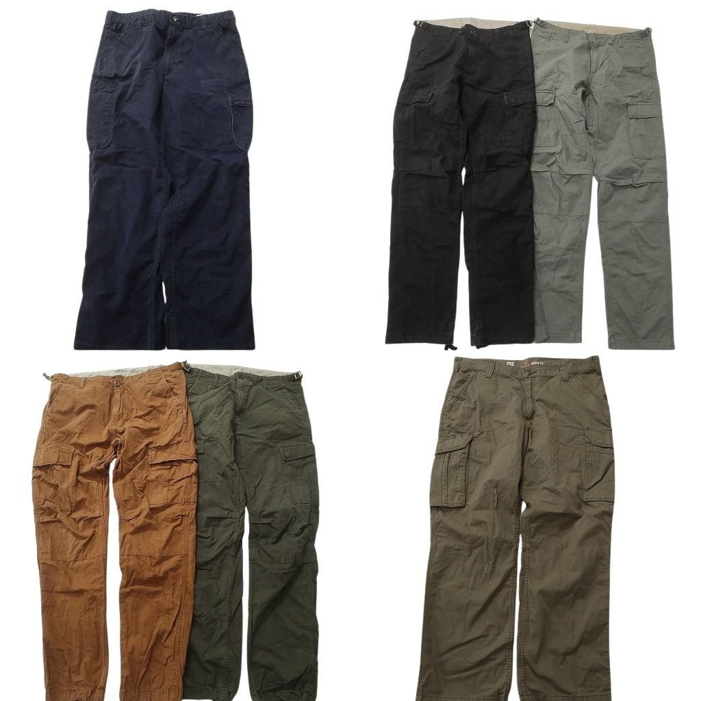 古着卸 まとめ売り カーハート Carhartt カーゴ パンツ セット メンズ 38 |33 |32 |30 ワーク ストレート 古着 NC 9417