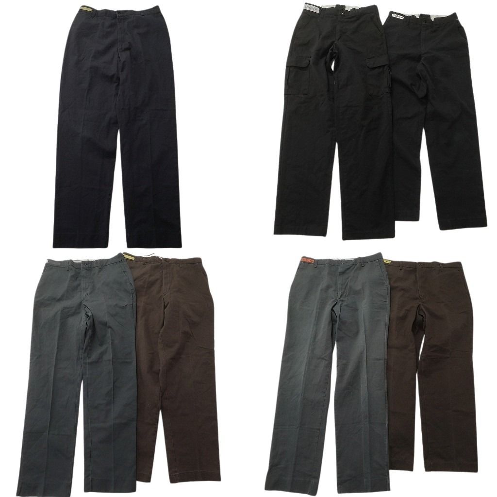 古着卸 レッドキャップ RED CAP ワーク パンツ セット メンズ 35 32 30 カーゴ ブラック グレー 茶色 古着 NC 9407
