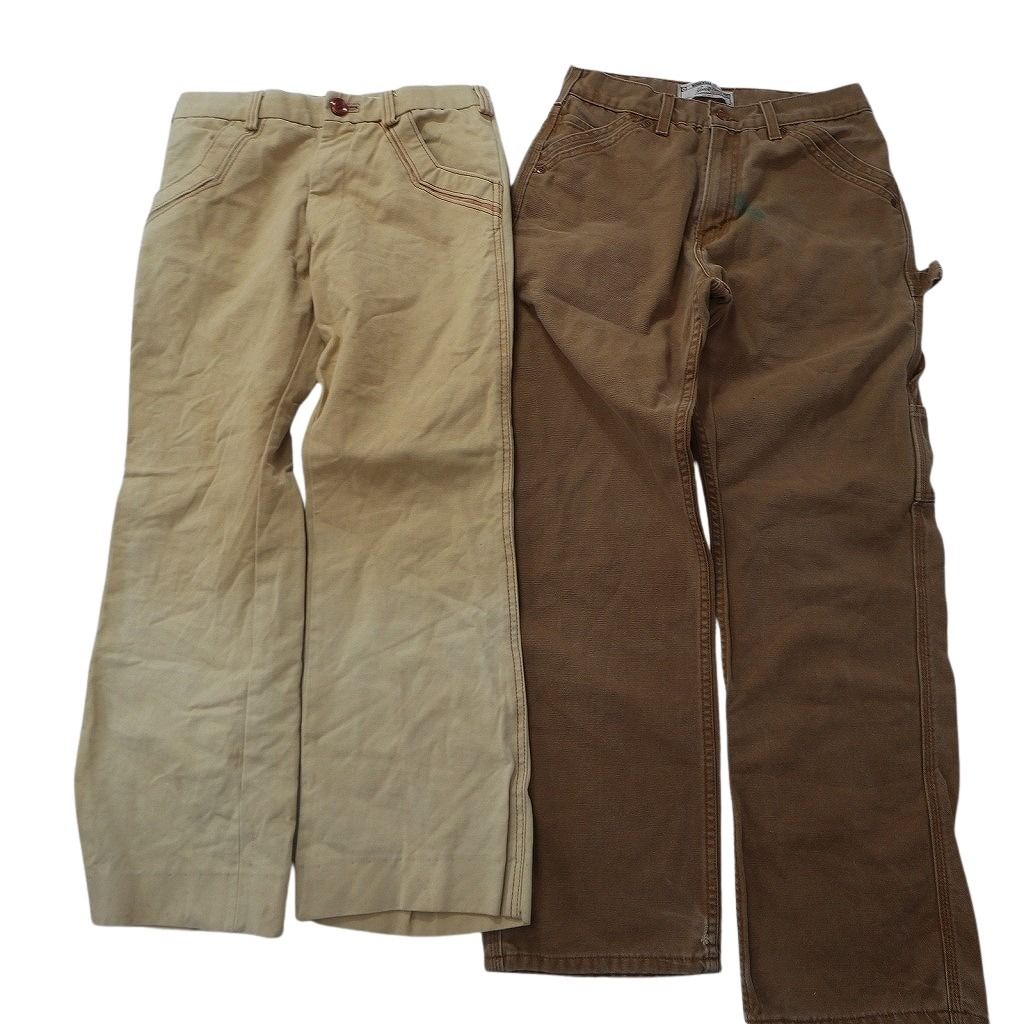 古着卸 ダック地 パンツ セット メンズ 33 |32 |30 タック カーゴ ペインター ハンマーループ 古着 NC 9403