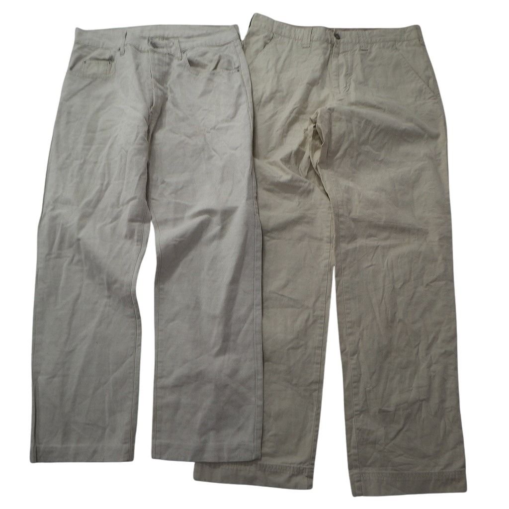 古着卸 まとめ売り ダック地 パンツ セット メンズ 38 |36 |34 ワーク タック 白 ベージュ ネイビー ブラック 古着 NC 9402
