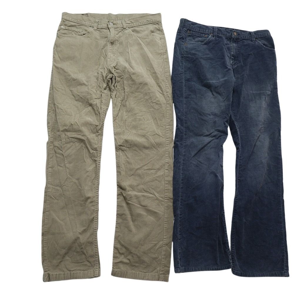 古着卸 まとめ売り ブランドMIX コーデュロイ パンツ セット メンズ 36 |38 |40 リーバイス エルエルビーン 古着 NC 9387