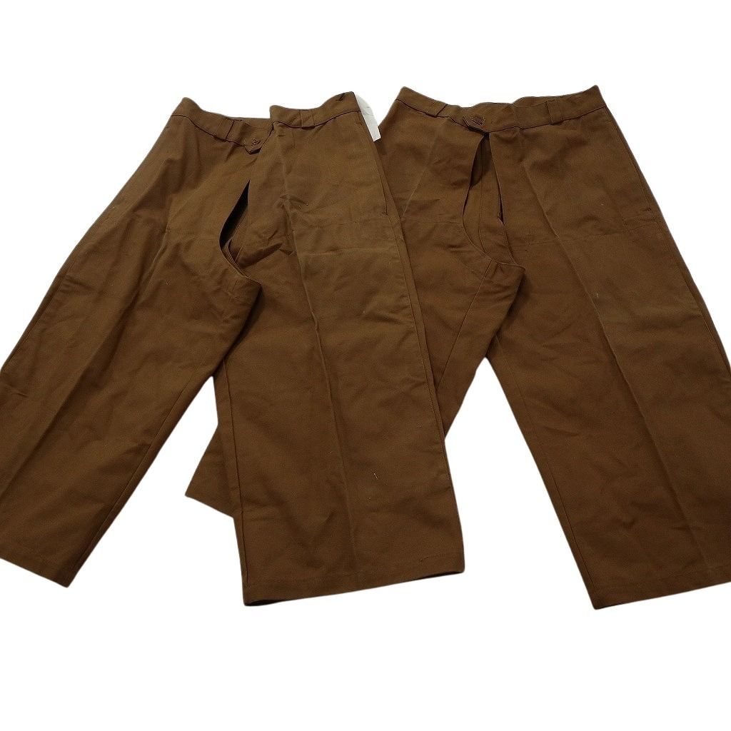 古着卸 40 s 50 ユーロハンティング オーバーパンツ セット メンズ ベージュ 古着 NC 9433