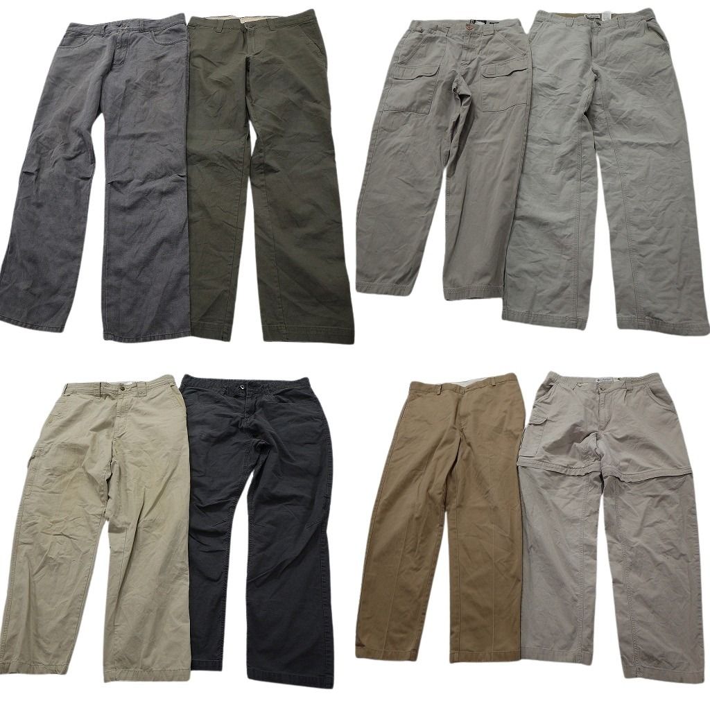 古着卸 アウトドアブランドMIX パンツ セット メンズ 34 33 コロンビア エルエルビーン パタゴニア 古着 NC 9429