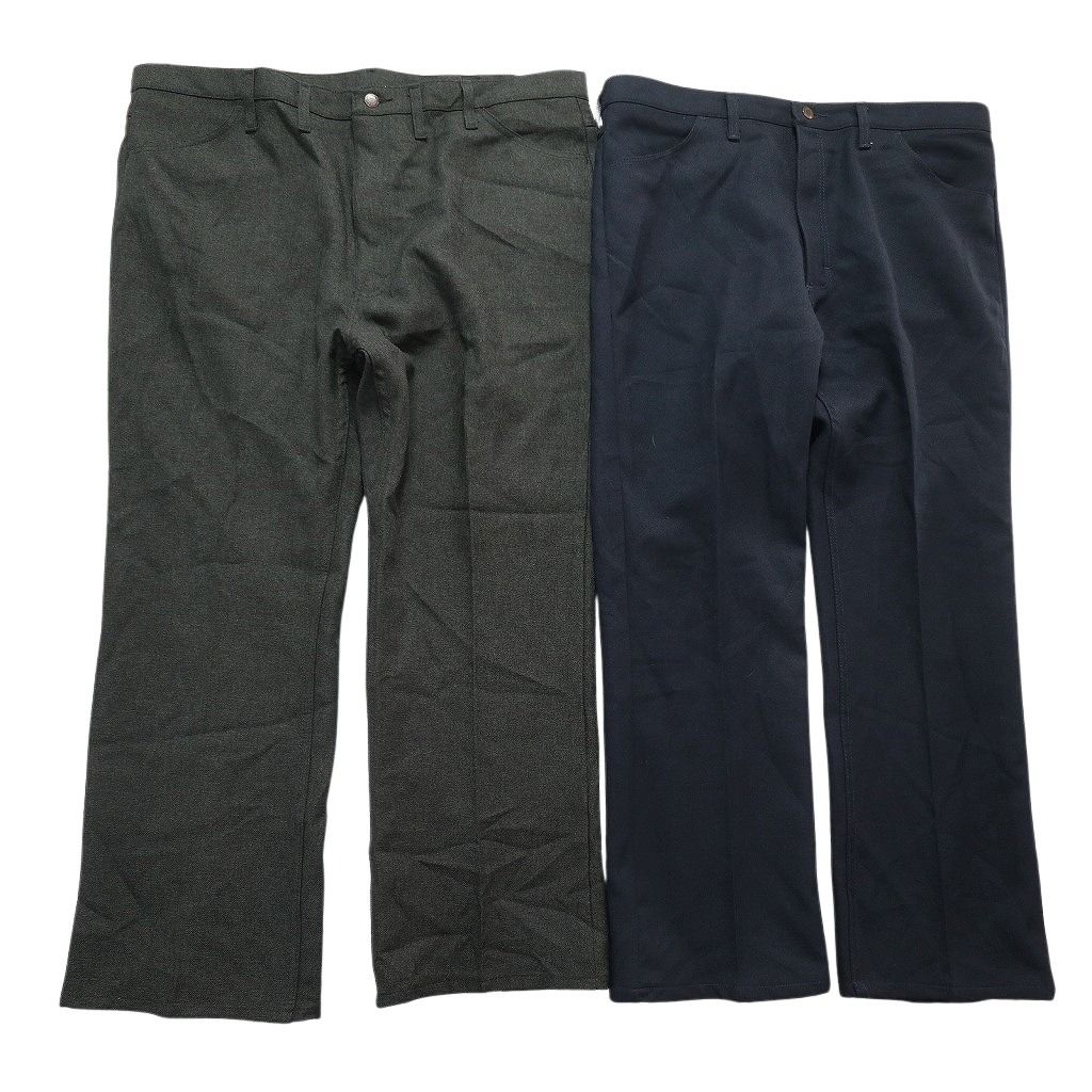 古着卸 まとめ売り Wrangler ラングラー ランチャー パンツ セット メンズ 40 |44 スラックス フ カット 古着 NC 9384