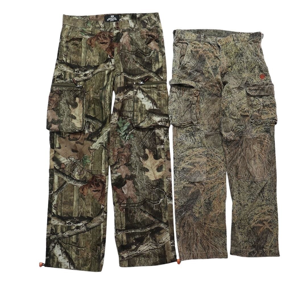 古着卸 まとめ売り リアルツリー柄 パンツ MIX セット メンズ M |30 |32 カーゴパンツ テーパード 古着 NC 9383 夏コーデ その他 