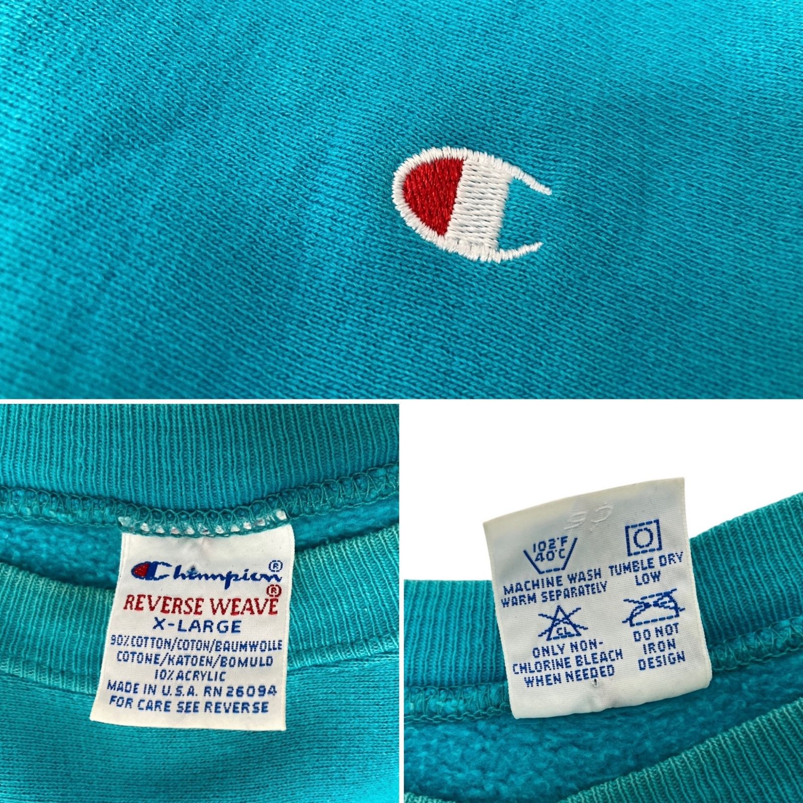 Champion (チャンピオン) 90s USA製 トリコタグ REVERSE WEAVE