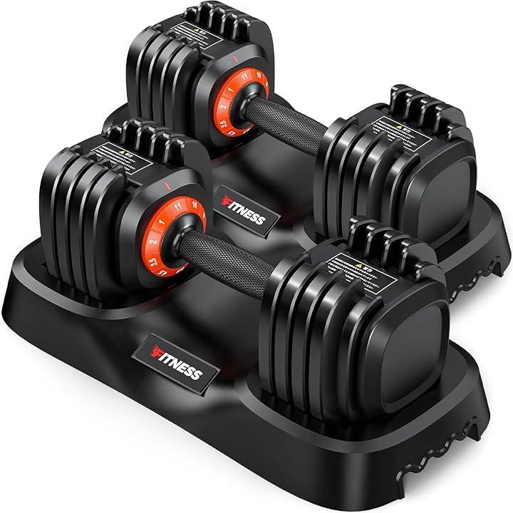 Rendpas ダンベル 可変式 重さ調節可能可変式ダンベル 2個セット 筋