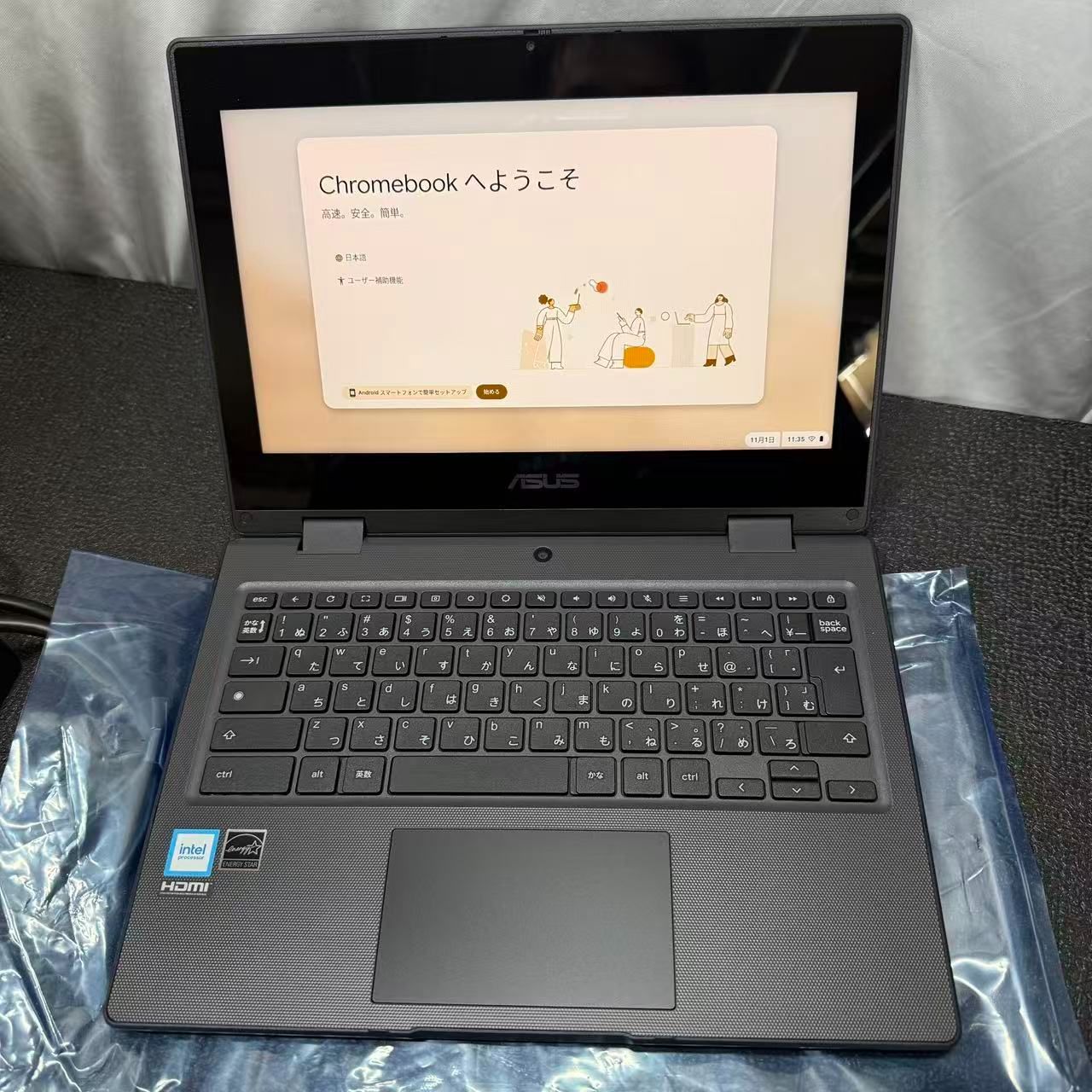 ASUS -NS 0057 11.6型ChromeOSノートPC 730683