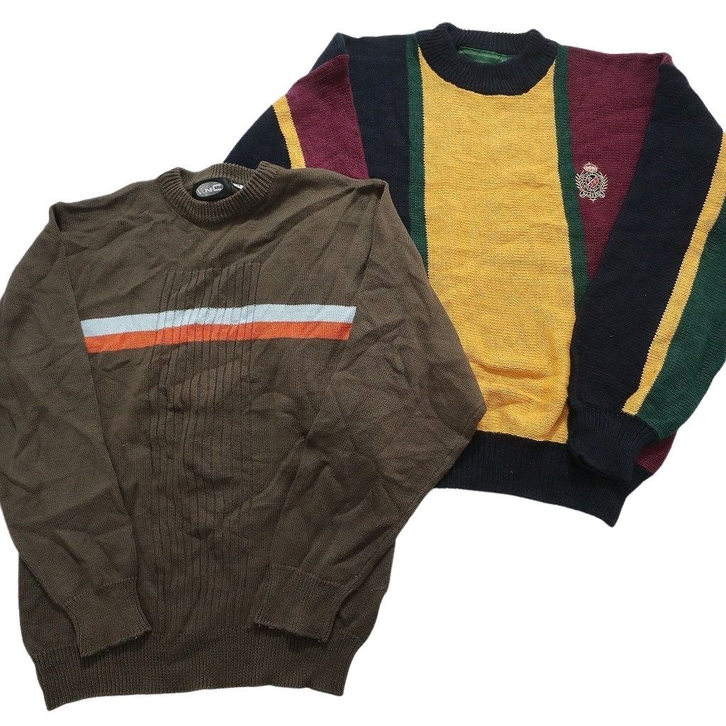 古着卸 まとめ売り セーター MIX 6枚セット (メンズ M ) マルチカラー
