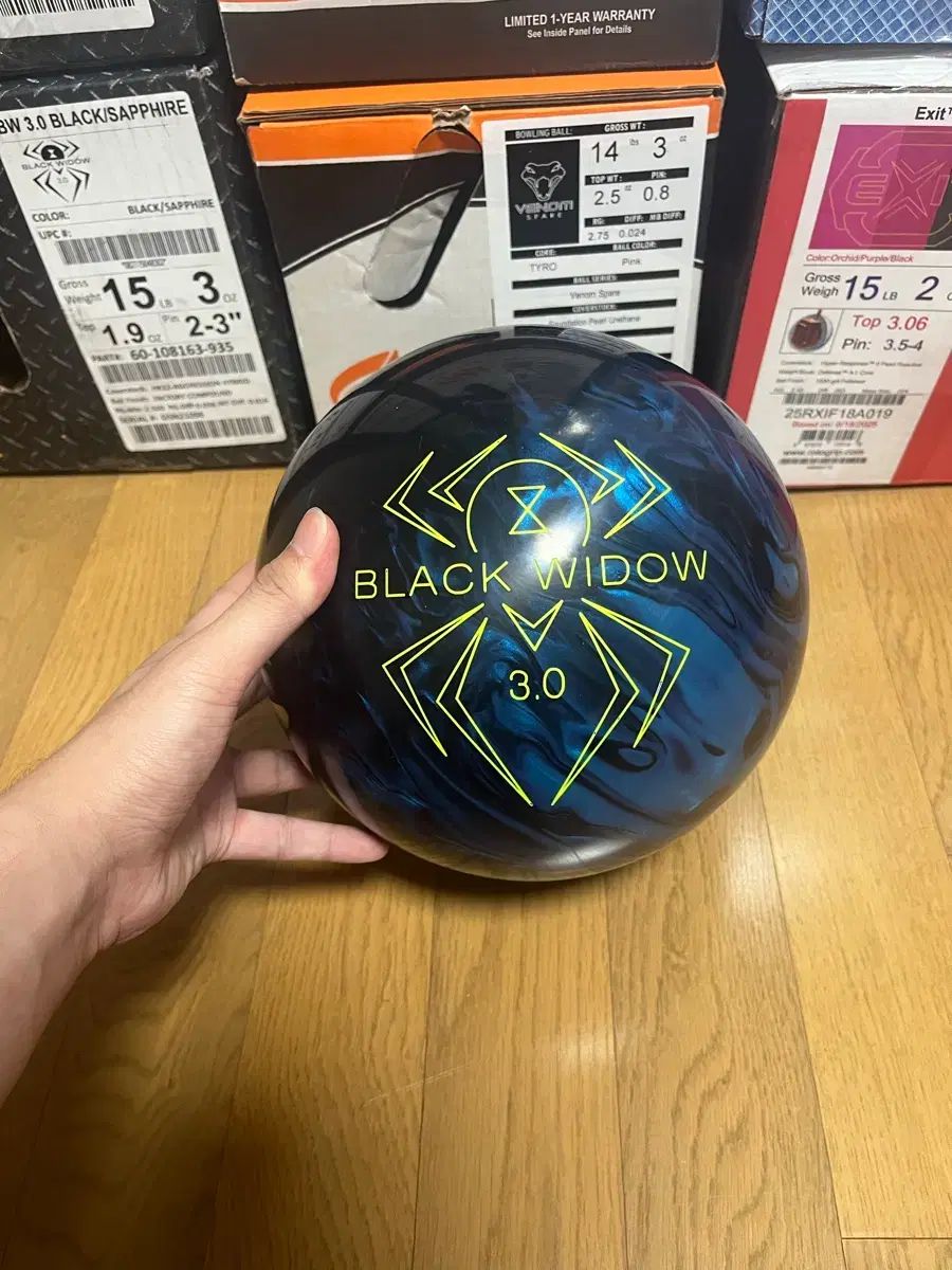 ブラックウィドウ サファイア 3 0 15 p ボーリングボール ボール