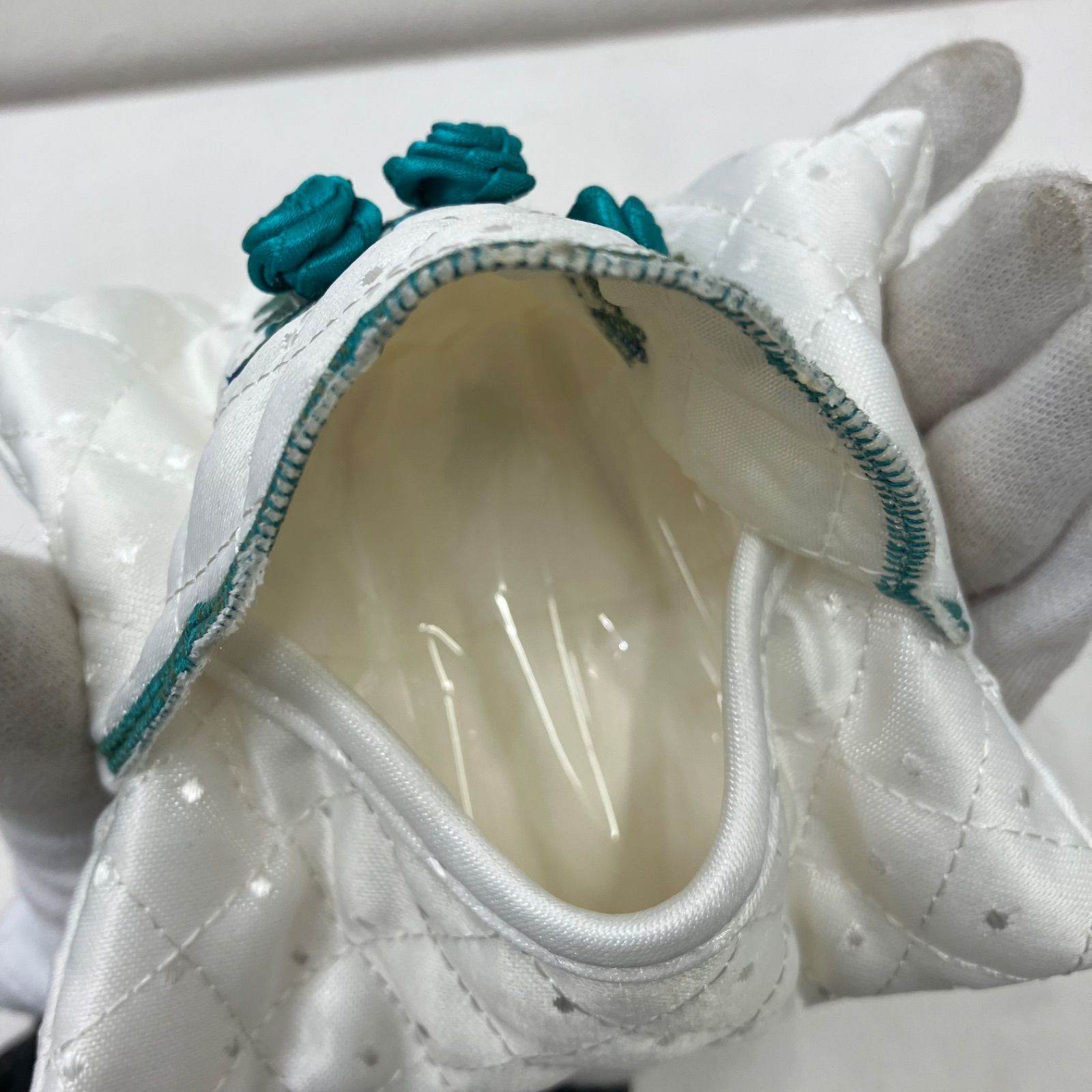 7297 FEILER フェイラー ハンカチ ティッシュケース グリーン 緑