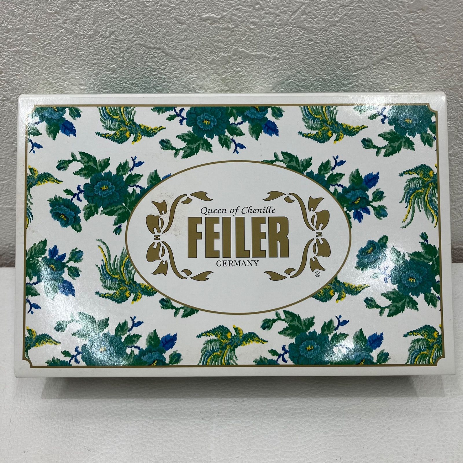 7297 FEILER フェイラー ハンカチ ティッシュケース グリーン 緑