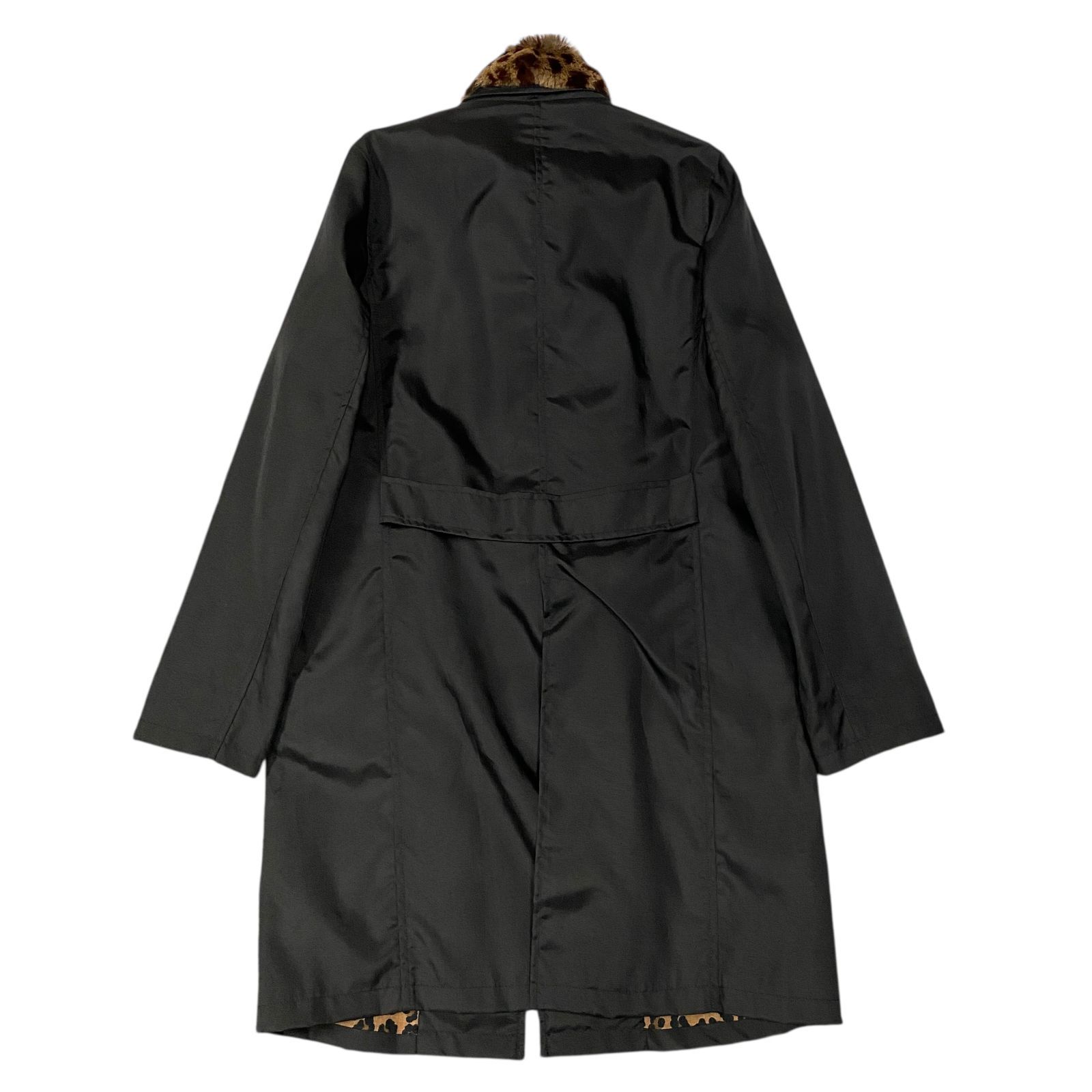 美品 FENDI フェンディ 2WAY ロングコート ヒョウ柄 レオパード