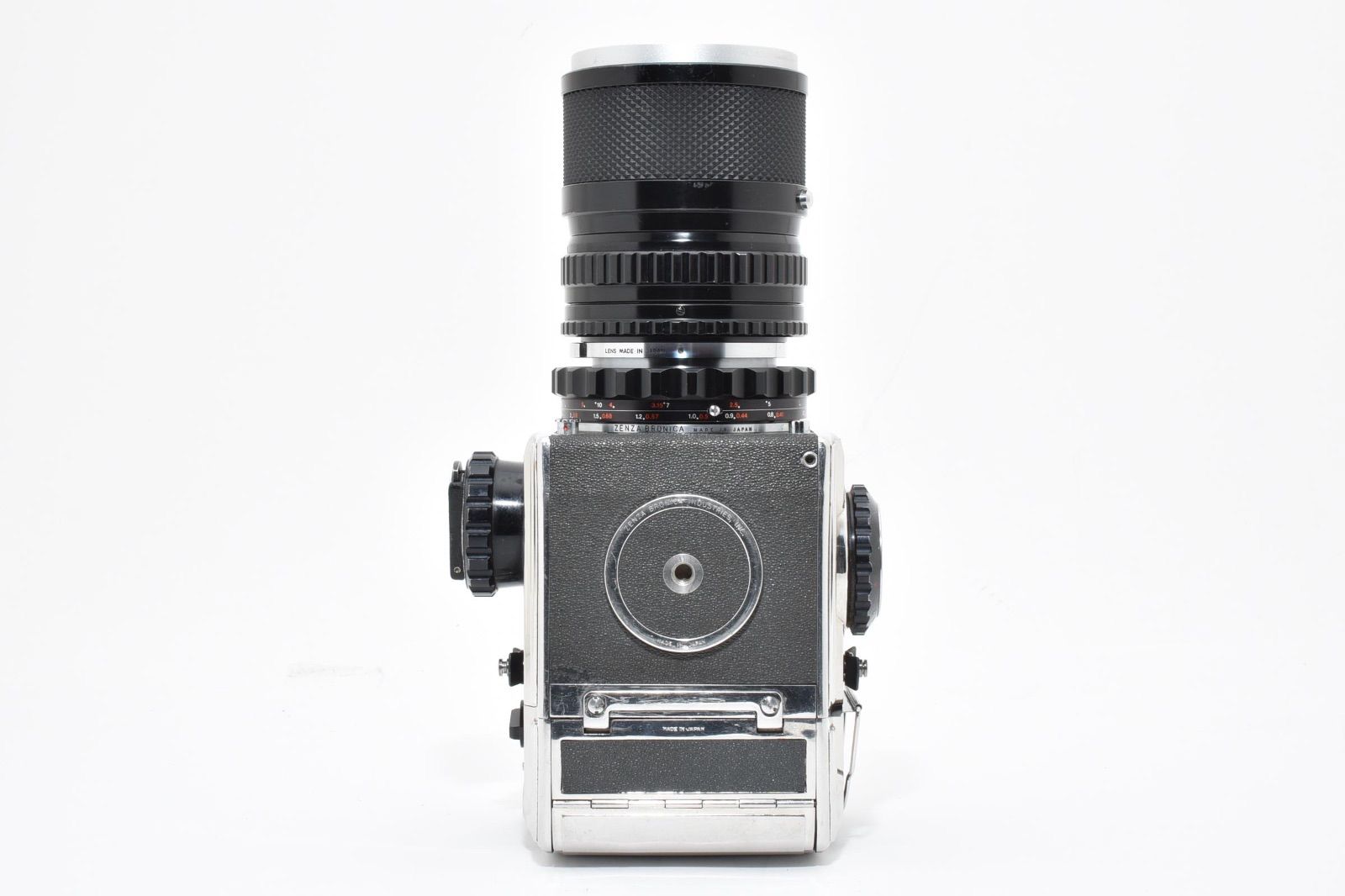  後期モデル!! ZENZA BRONICA ゼンザブロニカ S 2 ボディ Nikon NIKKOR P 200 mm F 4 中判フィルムカメラ フィルムバック 付 ＃3407 大判 中判カメラ(フィルム) フィルムカメラ