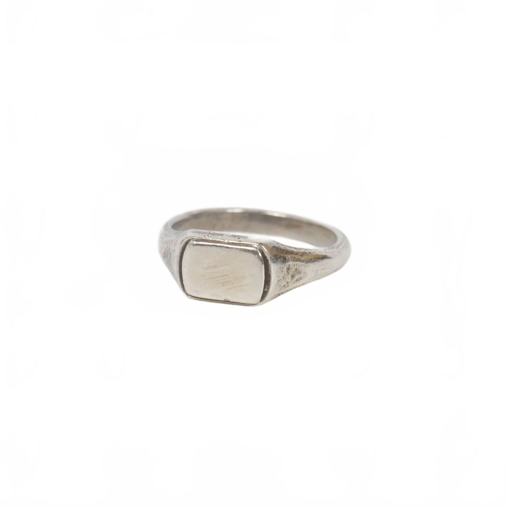 ワークスタットミュンヘン シルバーリング シグネット 詩 WERKSTATT MUNCHEN | RING SHEET / STERLING SILVER シルバーリング