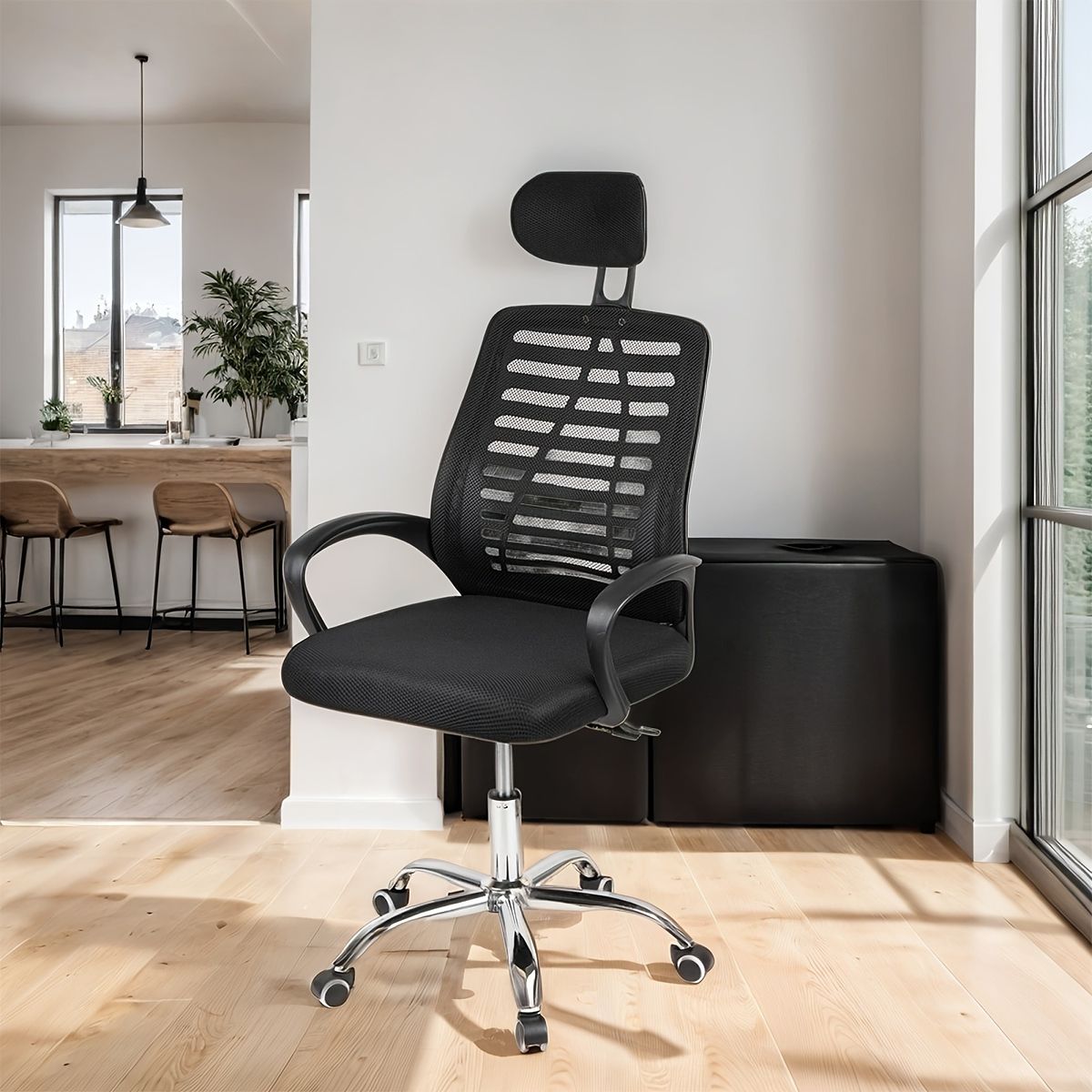 人間工学オフィスチェア メタルフレーム