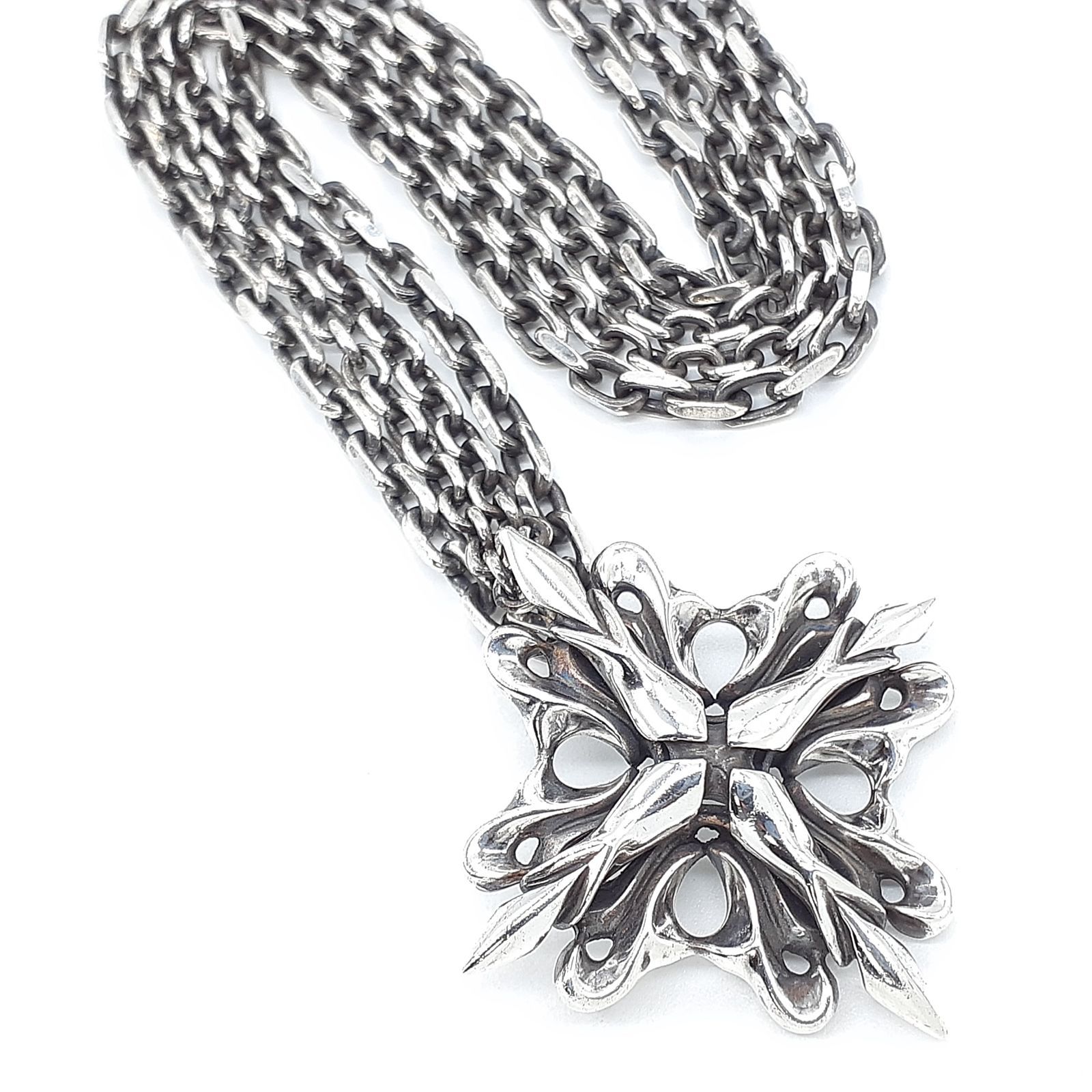 GIGOR ジゴロウ ネックレス シルバー SILVER 925 グリーク クロス 