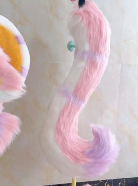 ファースーツ 着ぐるみセット NO 316 ピンク ケモノ 全頭ヘッド ぬいぐるみ コスプレ コスチューム