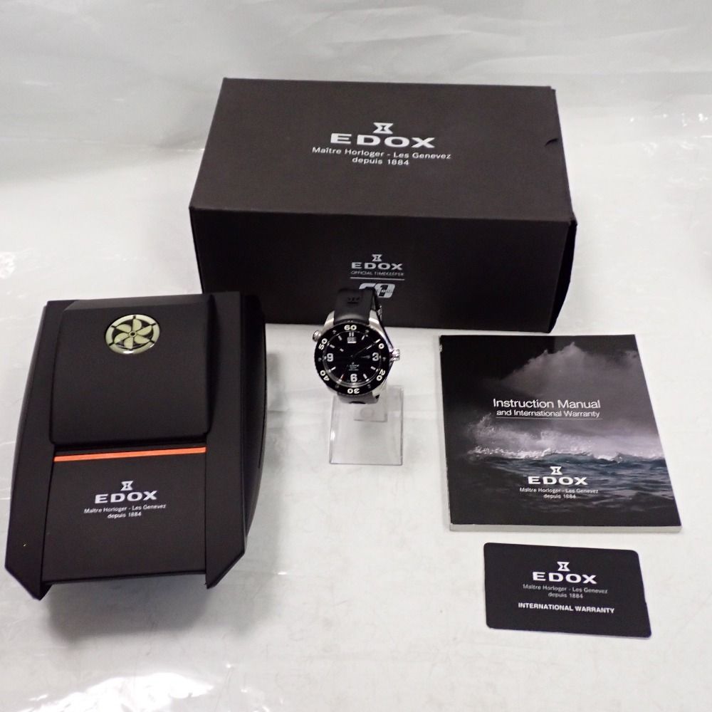 得 Th662691 エドックス 腕時計 クラスワン Class-1 ビッグデイト 63004