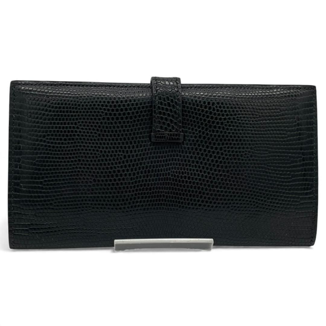 ベアン HERMES エルメス 二つ折り長財布 Hermes Bearn Souffle 超極美